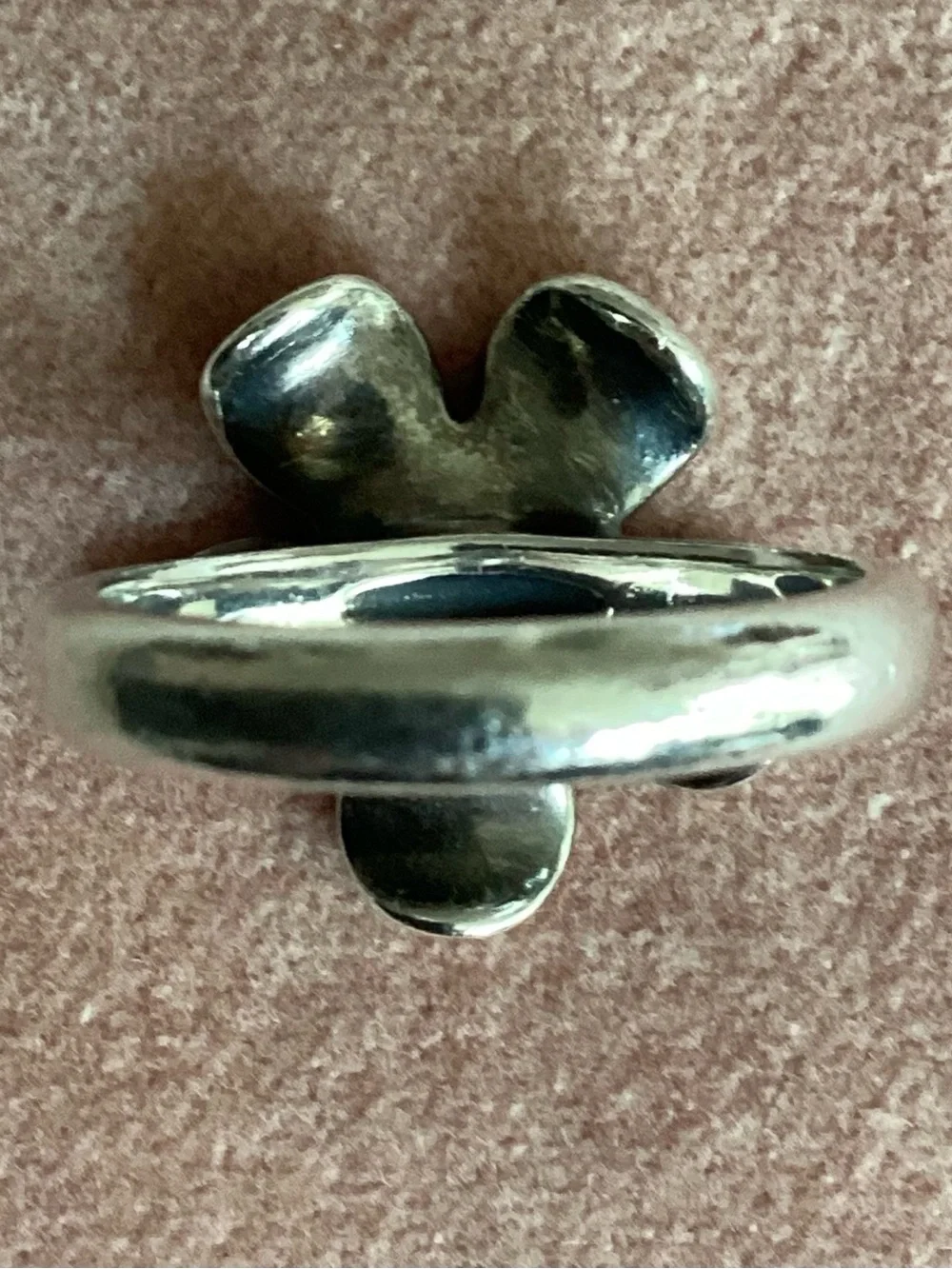James Avery Silver Flower Ring Size 9